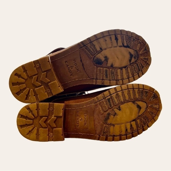 ROCK & CANDY, WOMENS, BROWN, LACE UP, ANKLE BOOTS. SIZE 7. - Picture 6 of 7